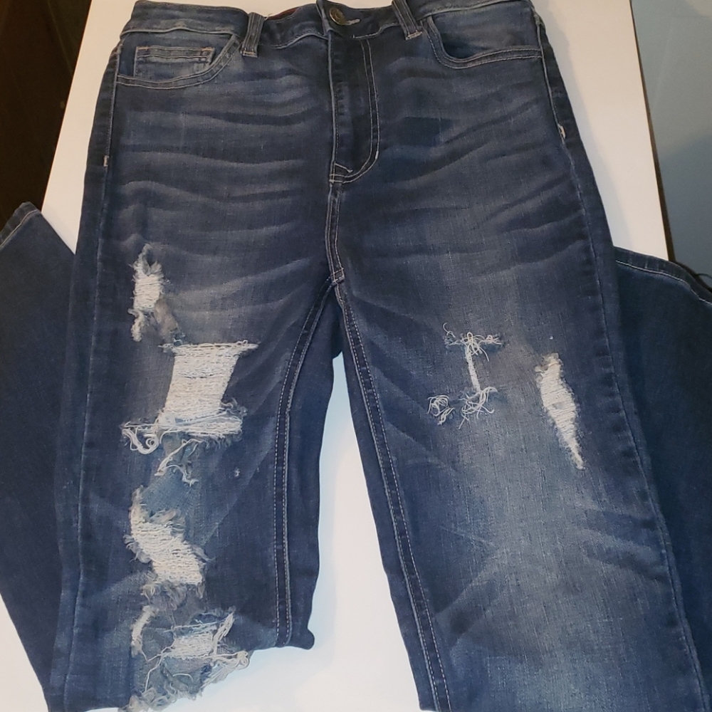 Cello Destructed Skinny Jeans